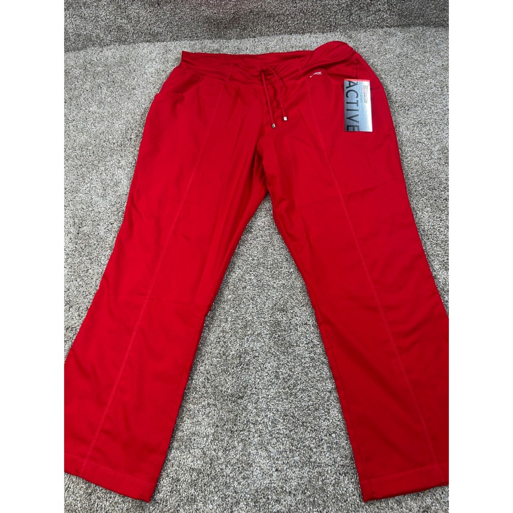 Greys Anatomy by Barco Active Scrub Pants Scarlet Red 4276P Petite 2XL NWT #0784